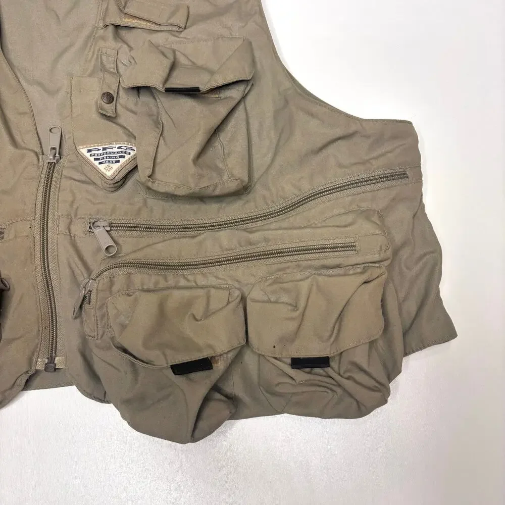 Columbia Vintage Men’s Sportswear Utility Multi Pocket Fishing Vest L